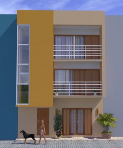 Vue façade orientation: OUEST